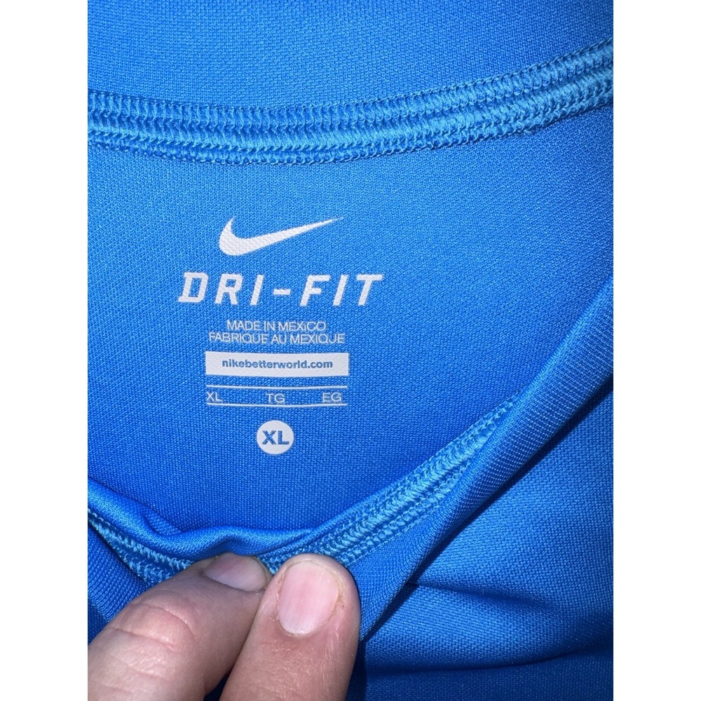 Nike Dri Fit T Shirt - Size XL - Blue - Picture 3 of 4